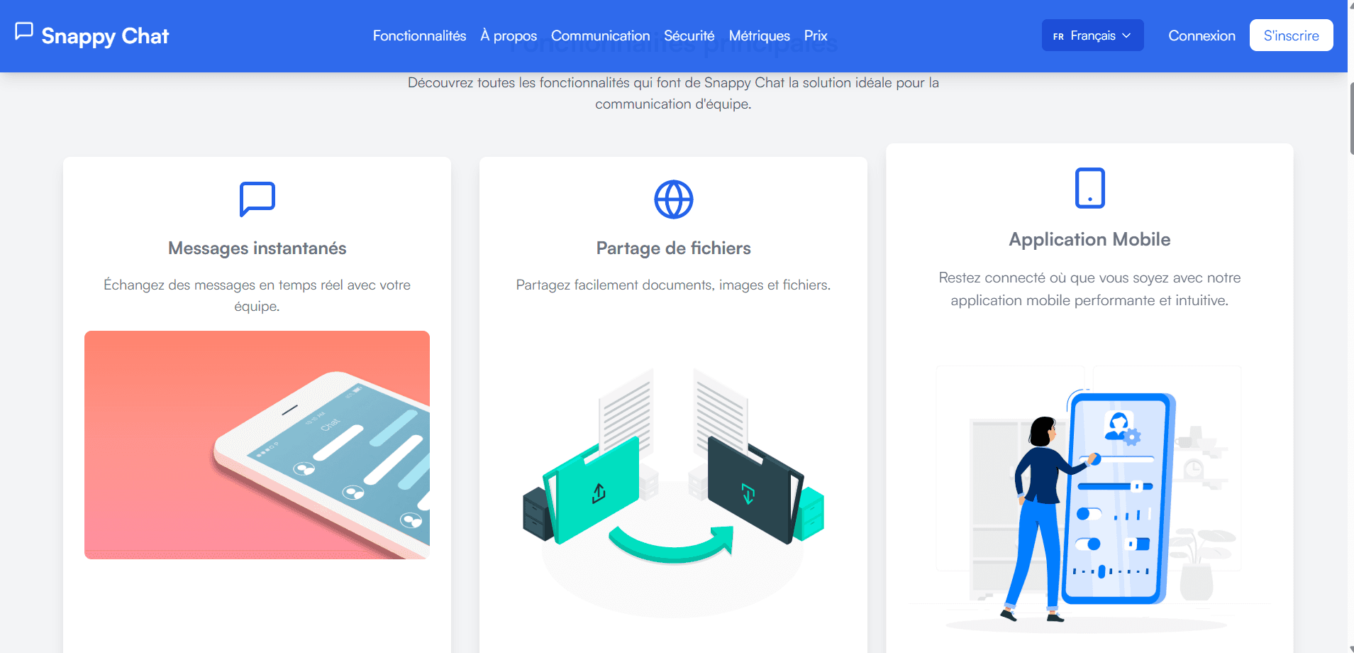 Snappy : Messagerie d'Entreprise Sécurisée
